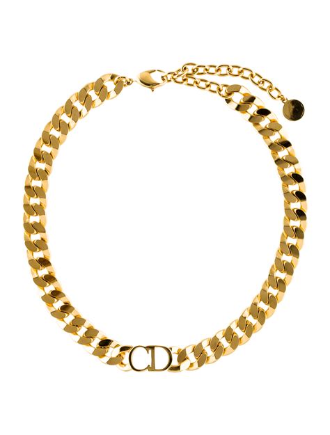 gouden dior ketting|Designer Necklaces for Women: Pendant, Choker .